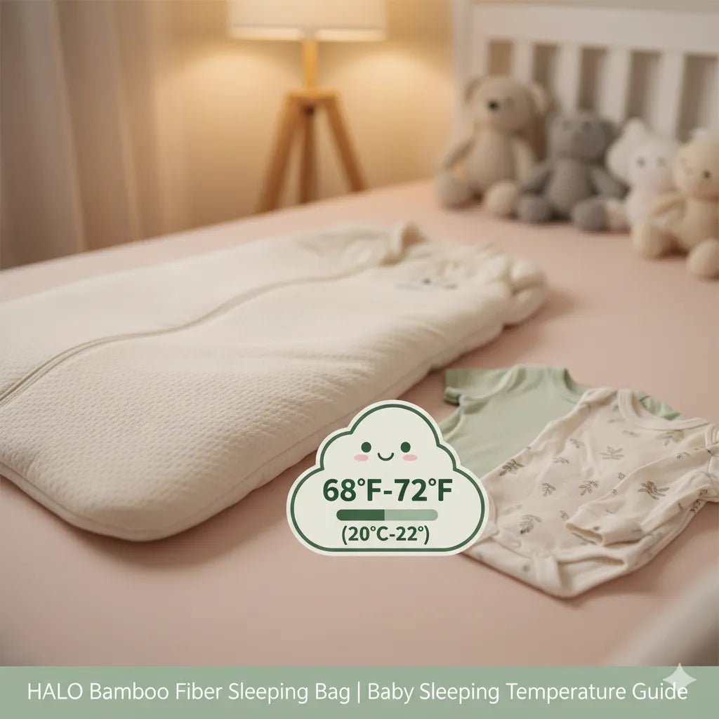 Halo Bamboo Sleep Sack Temperature Guide & Range MOSSRIVER