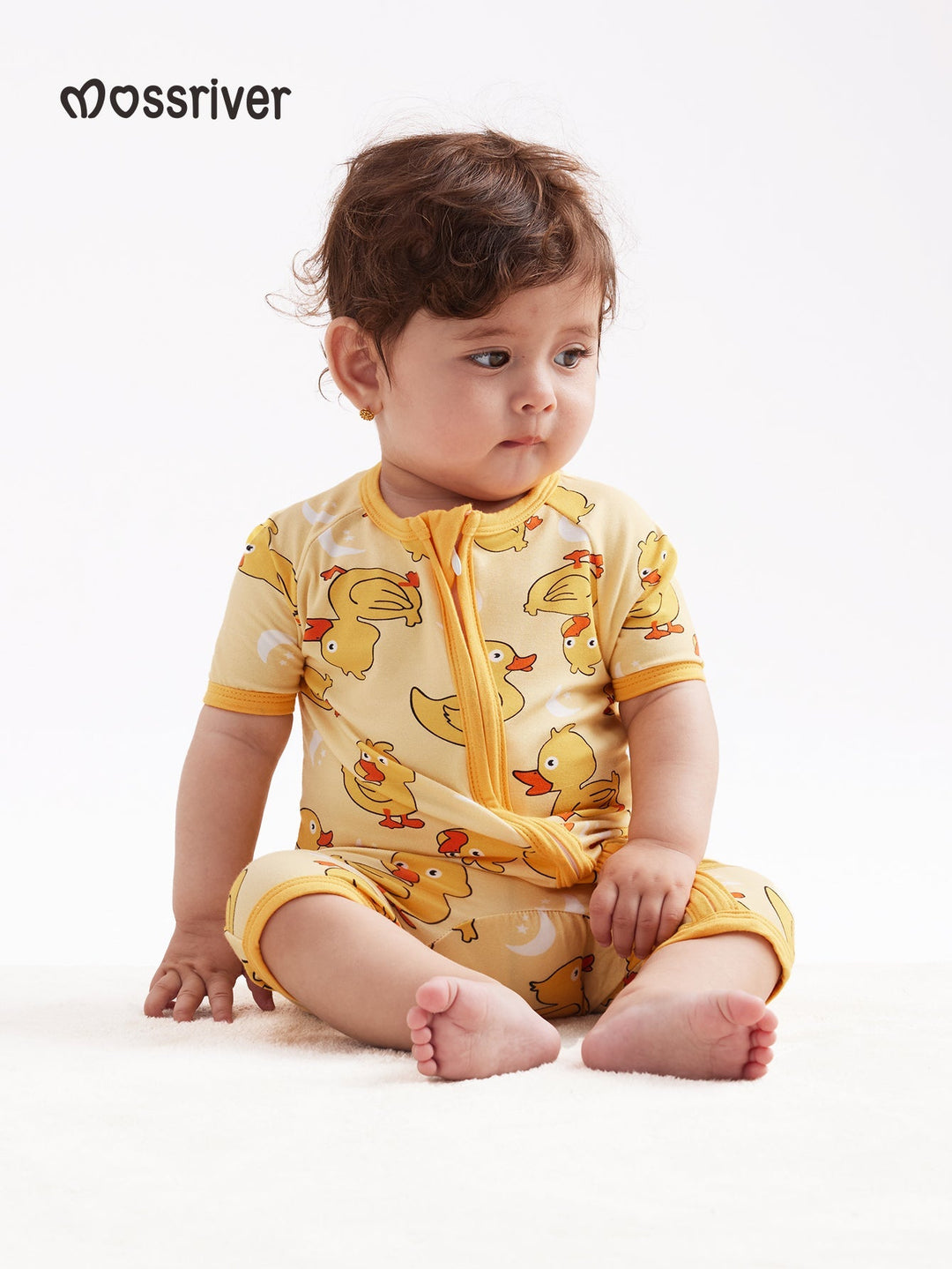 short-sleeve zippy - MOSSRIVER