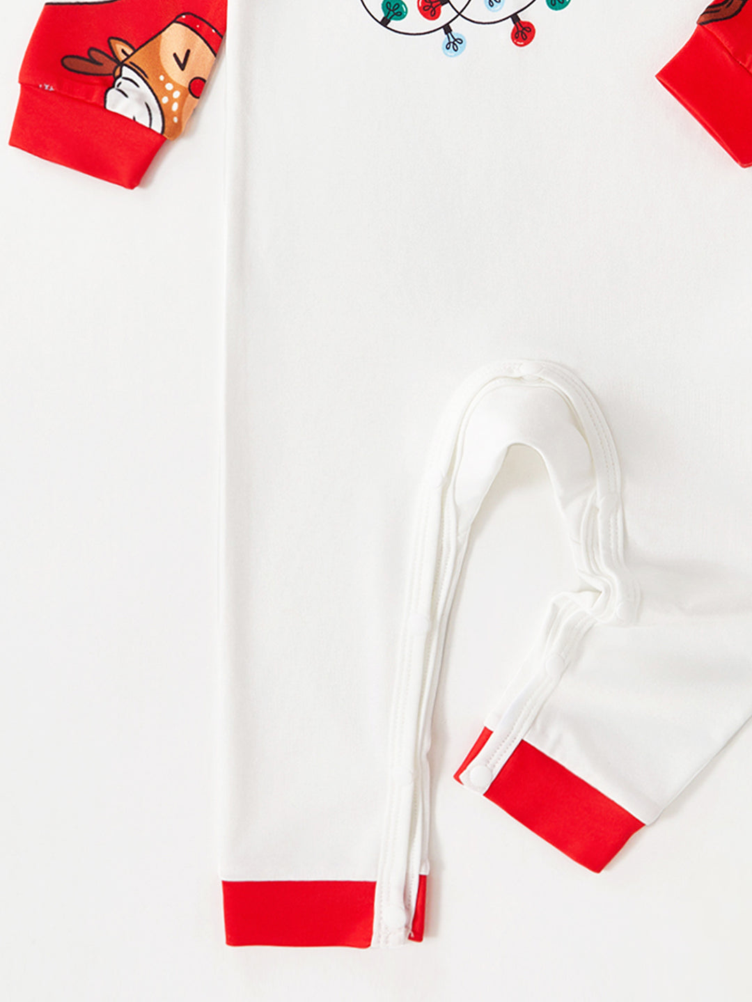 Christmas Family Matching Long-Sleeve Baby One-Piece Christmas Ho Ho Ho and Cookies Print