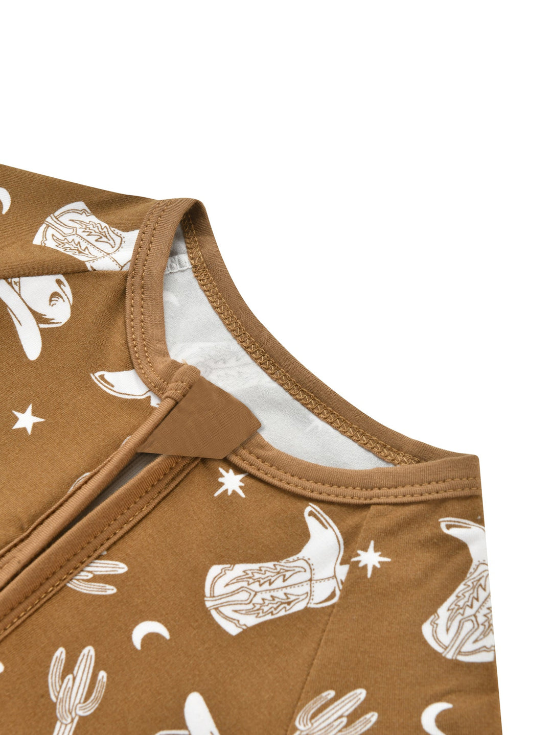 Bamboo Long - Sleeve Baby One - Piece Cowboy Print - MOSSRIVER