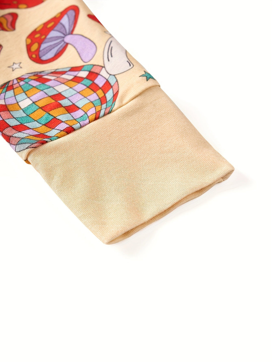 Bamboo Long - Sleeve Baby One - Piece Mushrooms Sunflower Print - MOSSRIVER