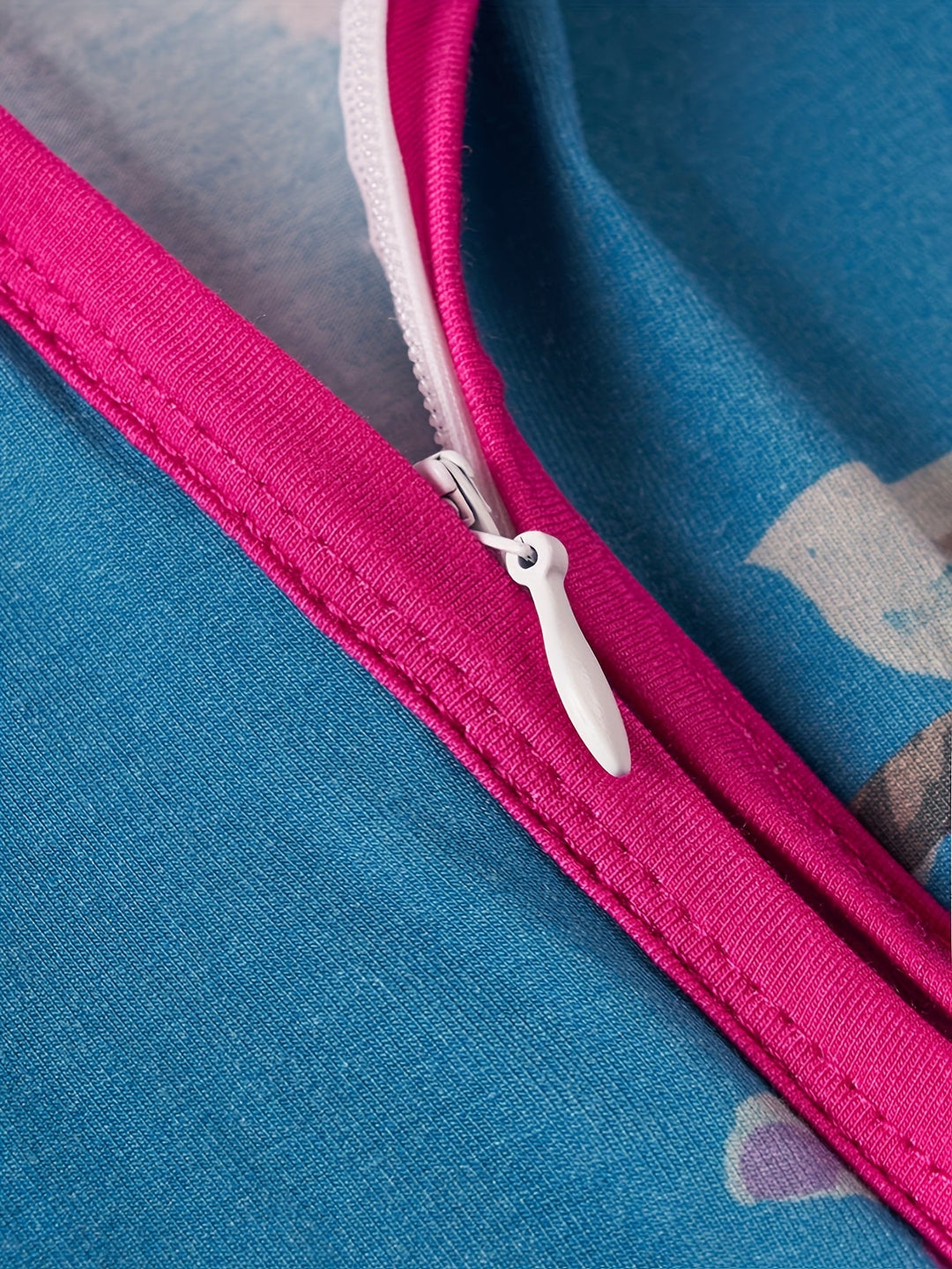 Bamboo Long - Sleeve Baby One - Piece (Watercolor Rose) - MOSSRIVER