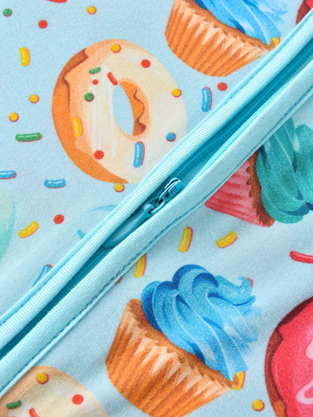 Bamboo Short - Sleeve Baby One - Piece Donuts Icecream - MOSSRIVER