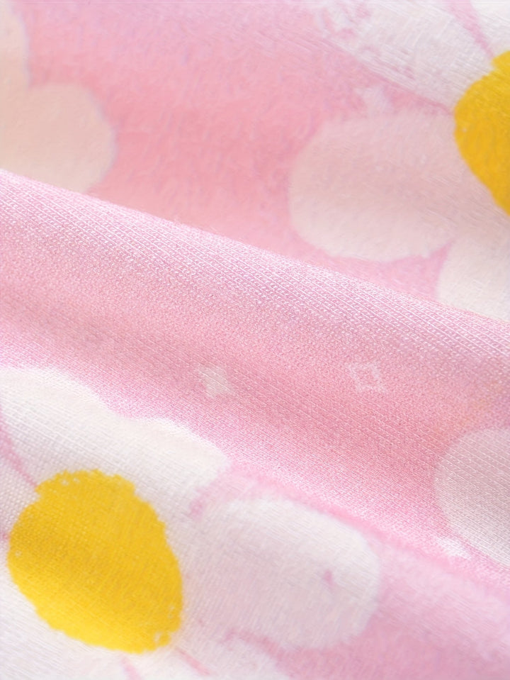 Bamboo Short - Sleeve Baby One - Piece Sketch Floral - MOSSRIVER