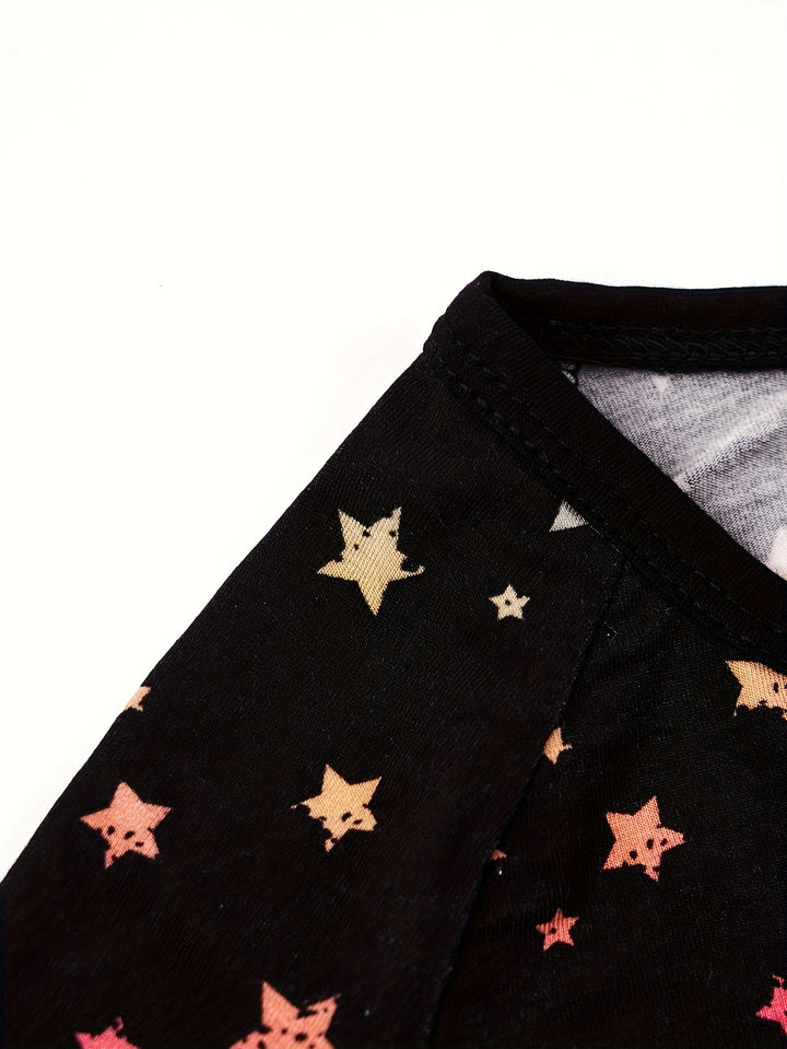 Bamboo Short - Sleeve Baby One - Piece Starry Sky - MOSSRIVER