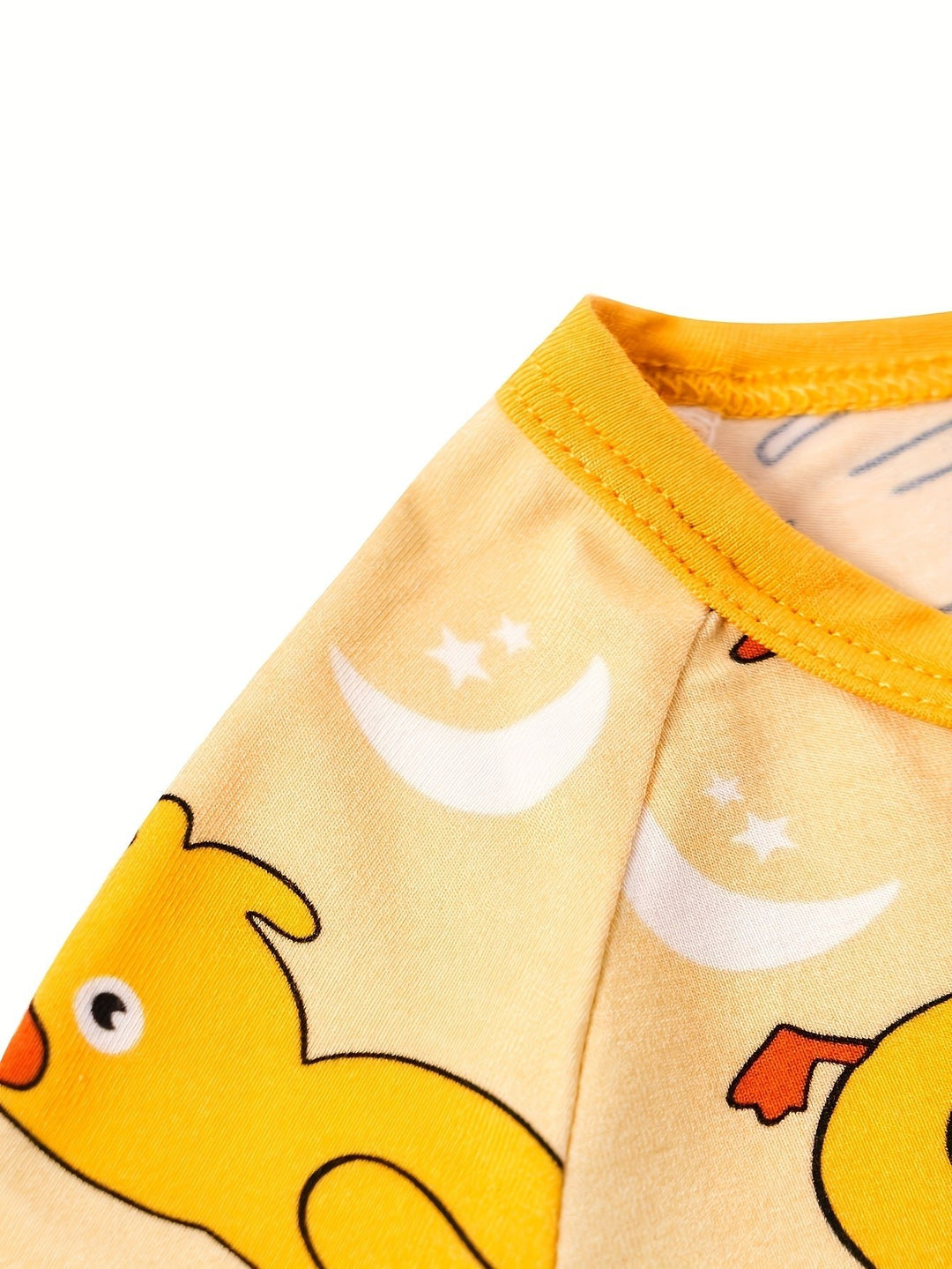 Bamboo Short - Sleeve Baby One - Piece Yellow Duckling - MOSSRIVER