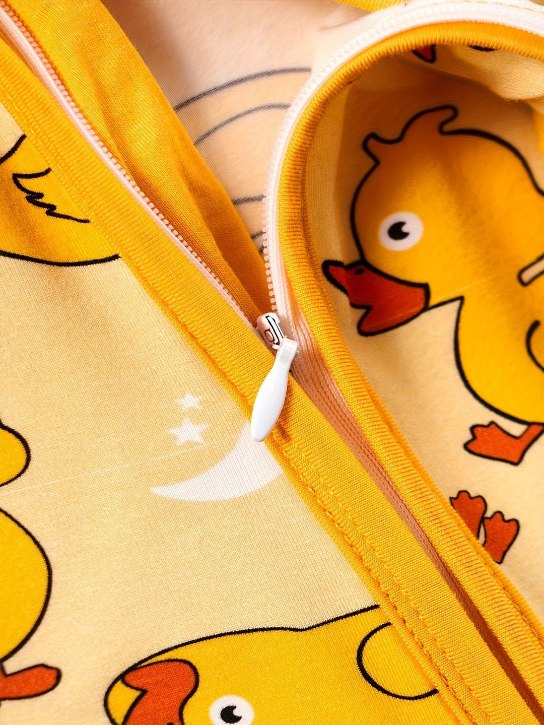 Bamboo Short - Sleeve Baby One - Piece Yellow Duckling - MOSSRIVER