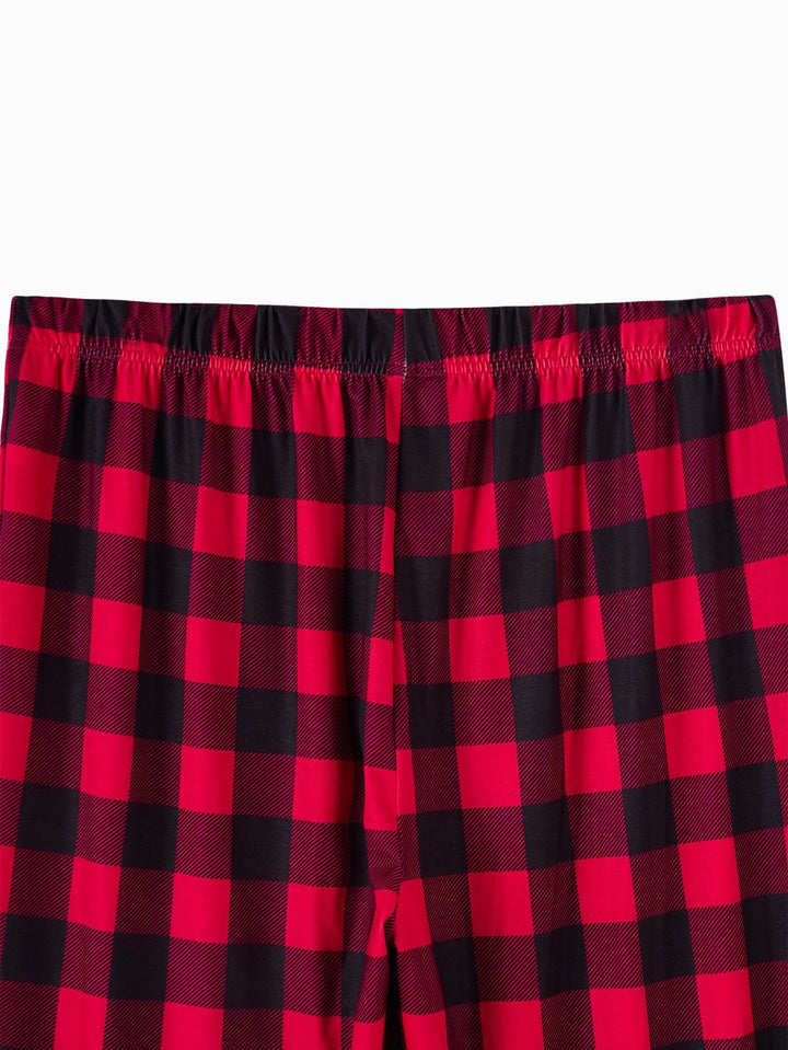 Christmas Long - Sleeve Women's Pajama Set Elf Print - MOSSRIVER