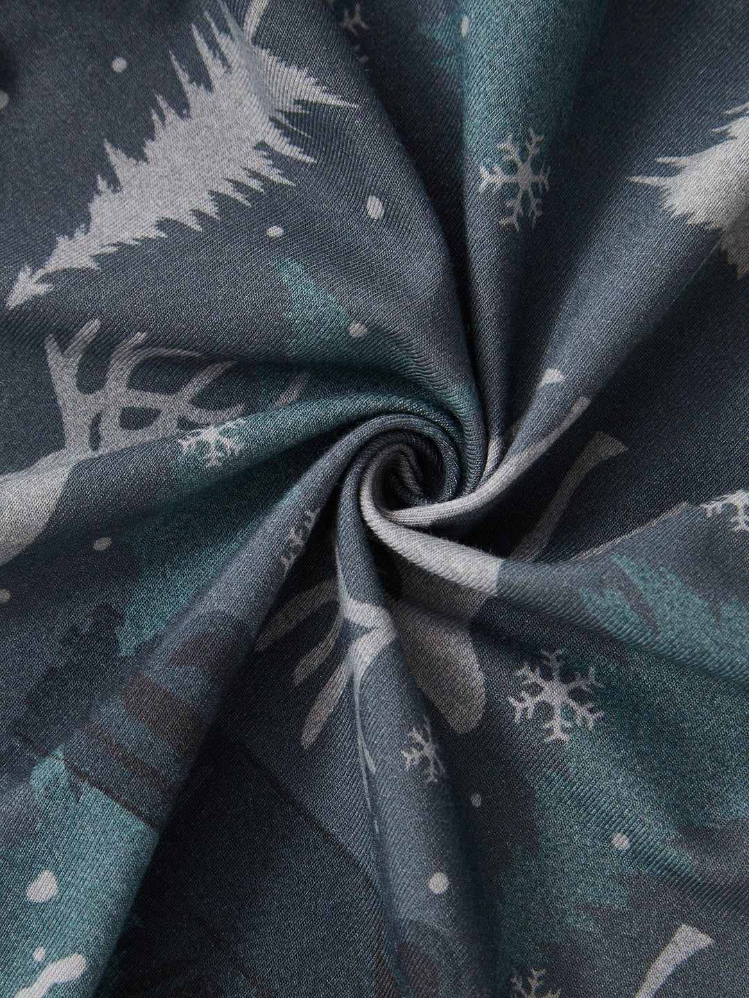 Footies Mitten Double - Zipper Forest elk Print - MOSSRIVER