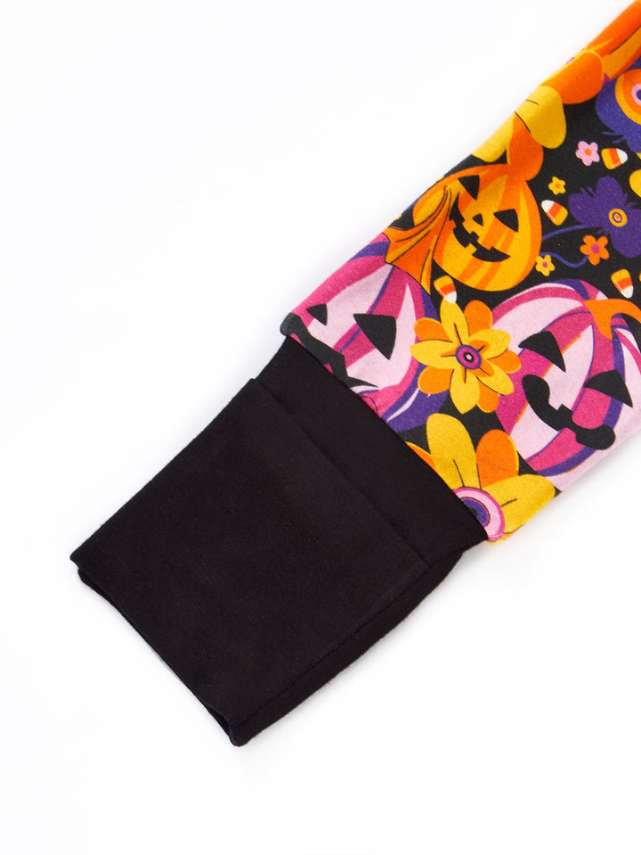 Halloween Long Sleeve Baby One Piece Pumpkin Blossoms - MOSSRIVER