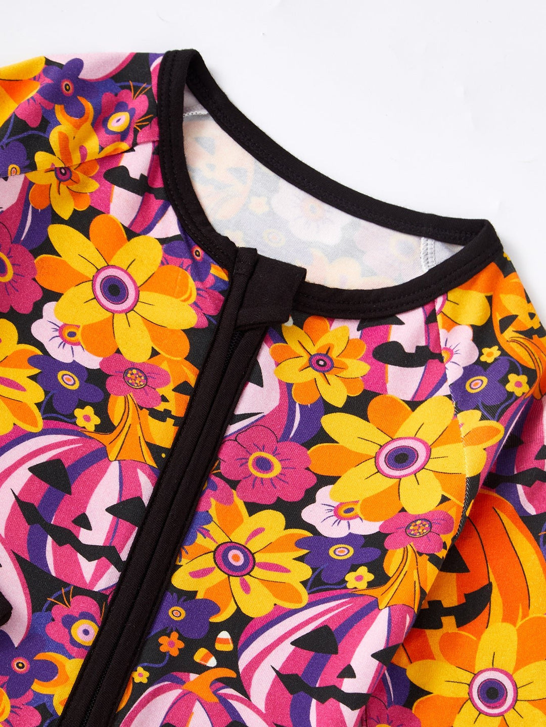 Halloween Long Sleeve Baby One Piece Pumpkin Blossoms - MOSSRIVER