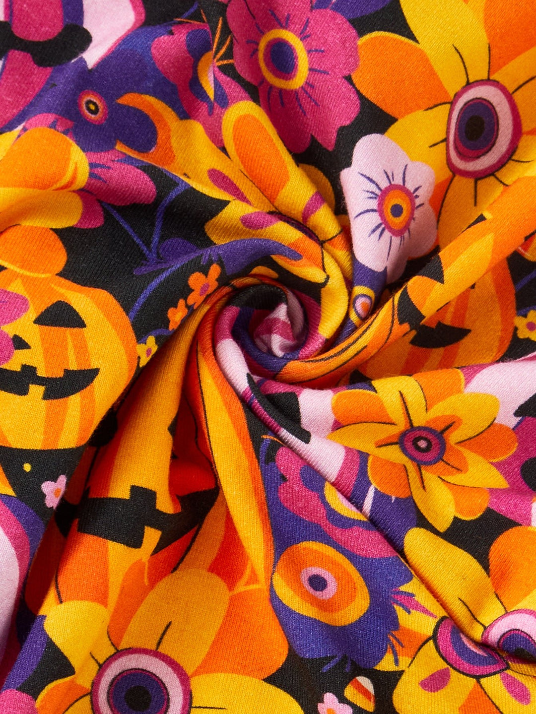 Halloween Long Sleeve Baby One Piece Pumpkin Blossoms - MOSSRIVER