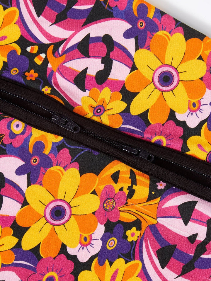 Halloween Long Sleeve Baby One Piece Pumpkin Blossoms - MOSSRIVER