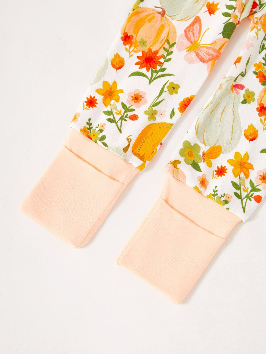 Halloween Long Sleeve One Piece Pumpkin Flowers - MOSSRIVER