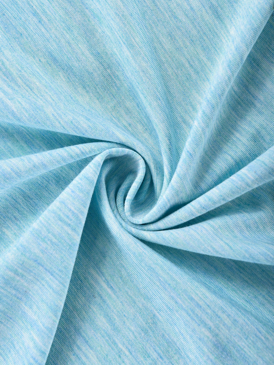 Long Sleeve One Piece Candy Macaron Blue - MOSSRIVER