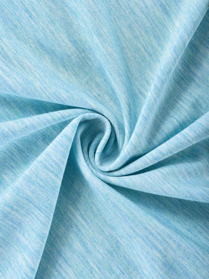 Long Sleeve One Piece Candy Macaron Blue - MOSSRIVER