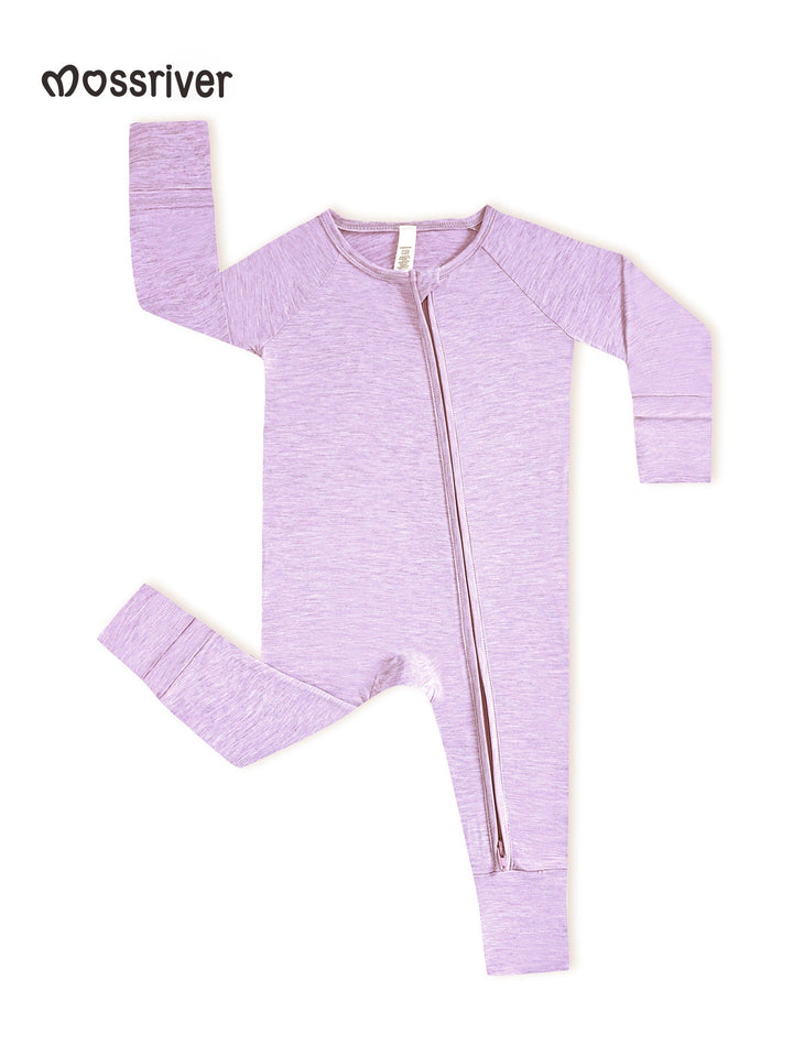 Long Sleeve One Piece Candy Macaron Lilac - MOSSRIVER