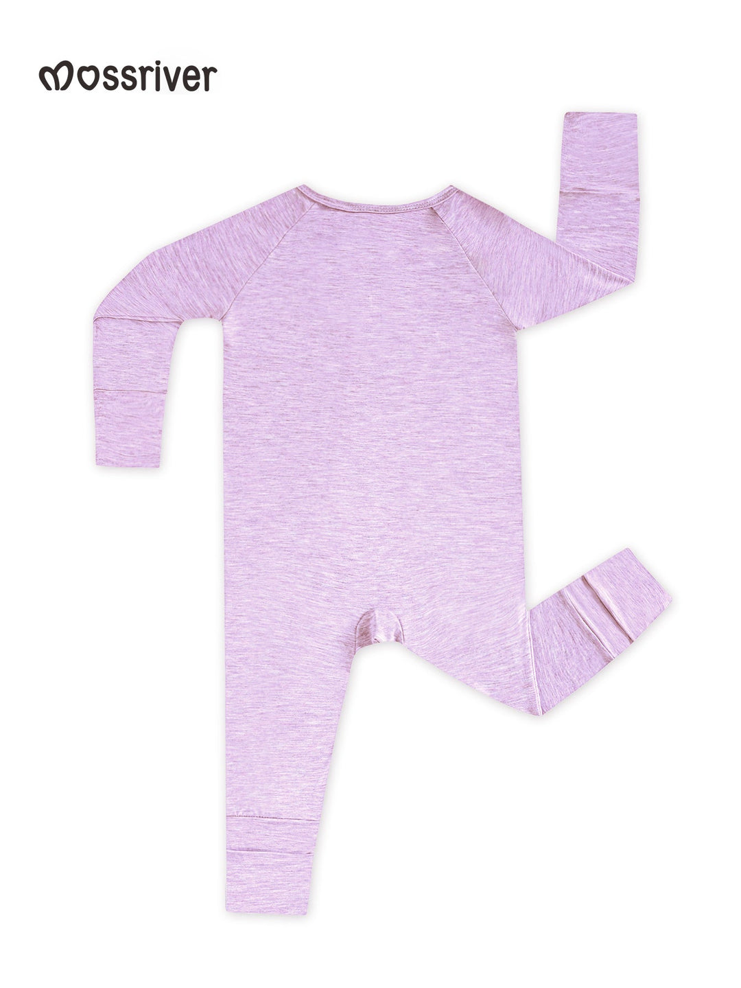 Long Sleeve One Piece Candy Macaron Lilac - MOSSRIVER