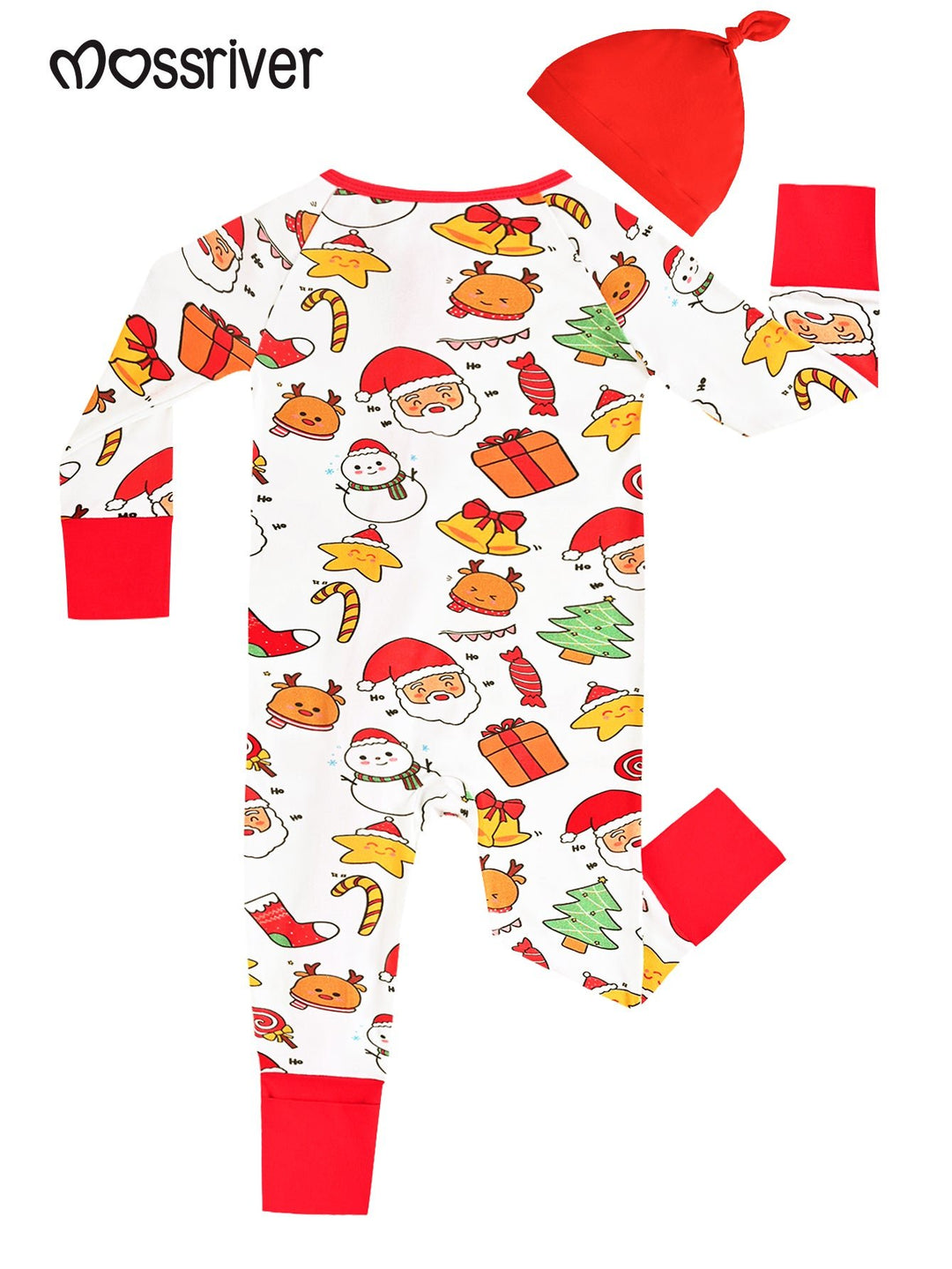 Long Sleeve One Piece Santa Claus - MOSSRIVER
