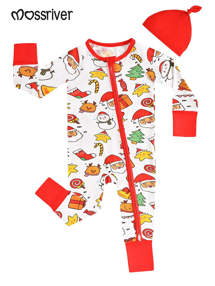 Long Sleeve One Piece Santa Claus - MOSSRIVER