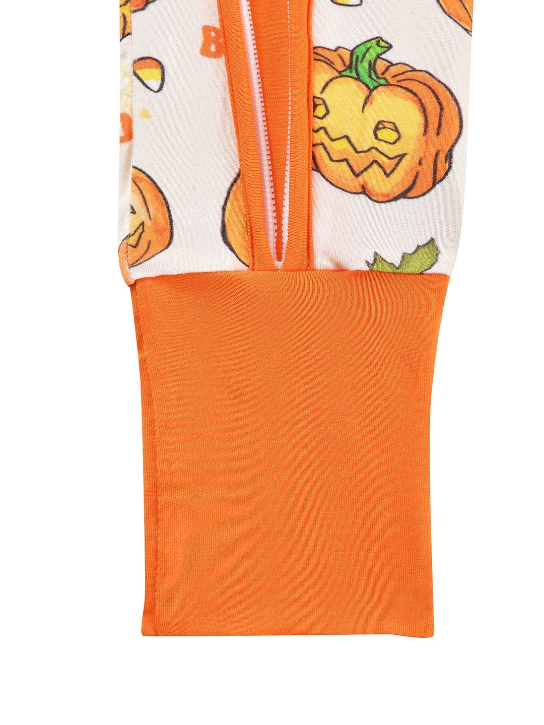 Long Sleeve One Piece Smiling Jack - o' - Lantern - MOSSRIVER