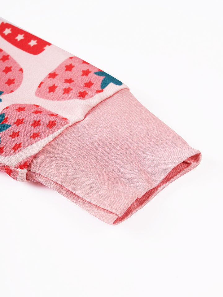 Long Sleeve One Piece Strawberry - MOSSRIVER