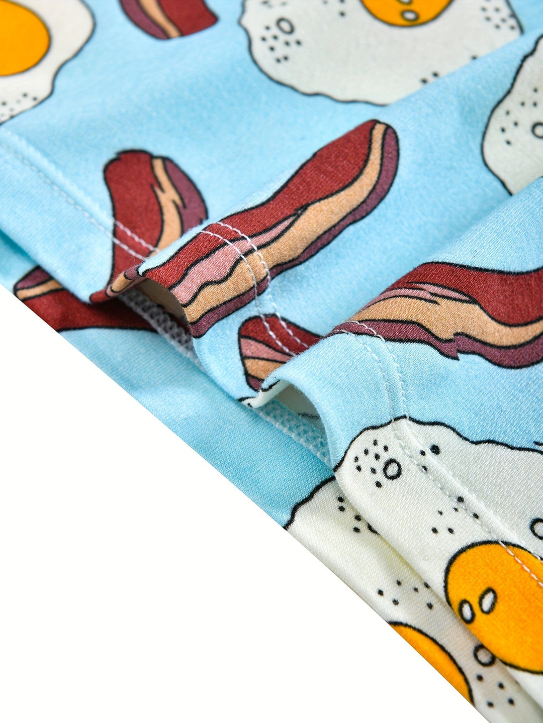 Long - Sleeve Two - Piece Eggs Bacon - MOSSRIVER