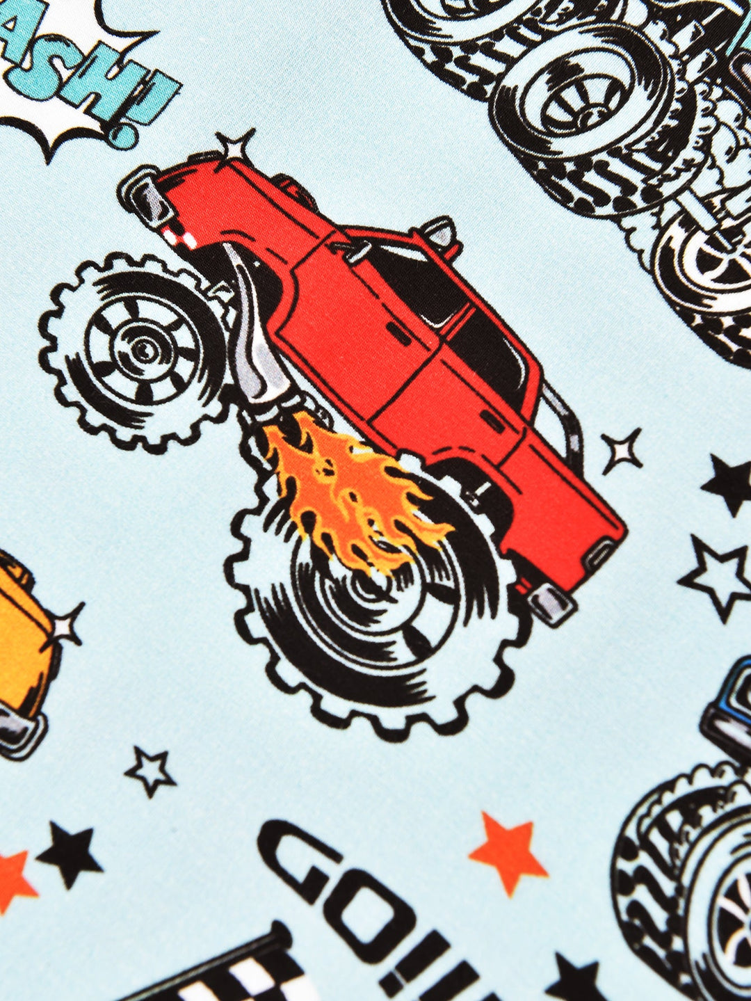 Long Sleeve Two Piece Racing Cars - MOSSRIVER