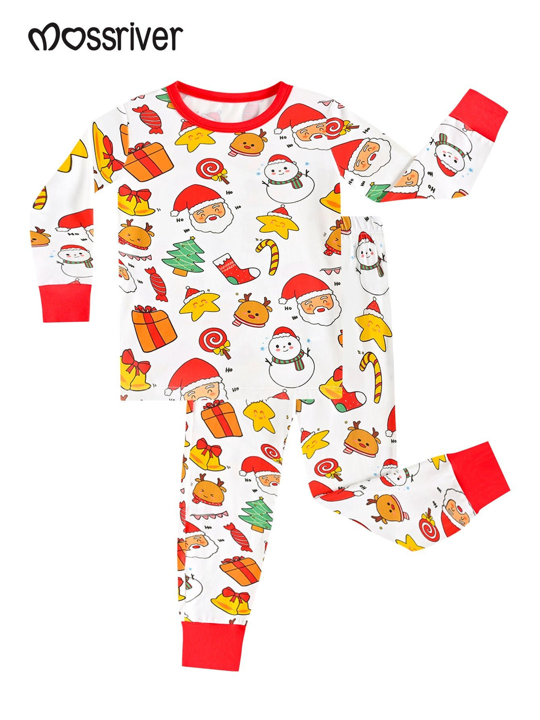 Long Sleeve Two Piece Santa Claus - MOSSRIVER