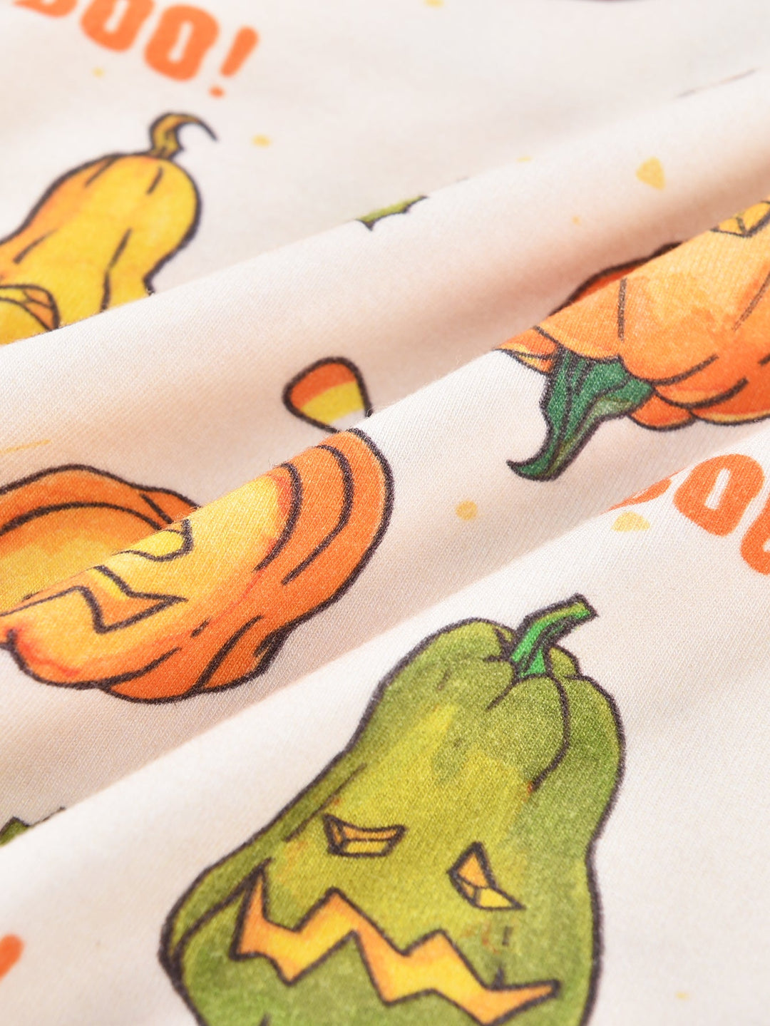 Long Sleeve Two Piece Smiling Jack - o' - Lantern - MOSSRIVER