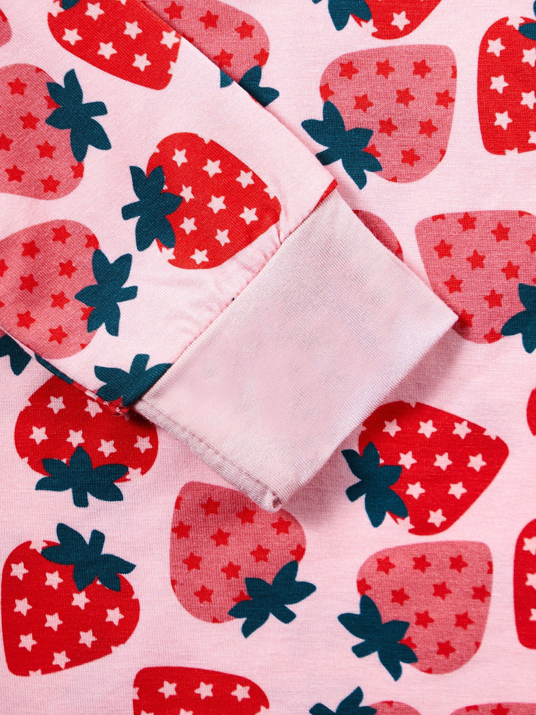 Long Sleeve Two Piece Strawberry - MOSSRIVER