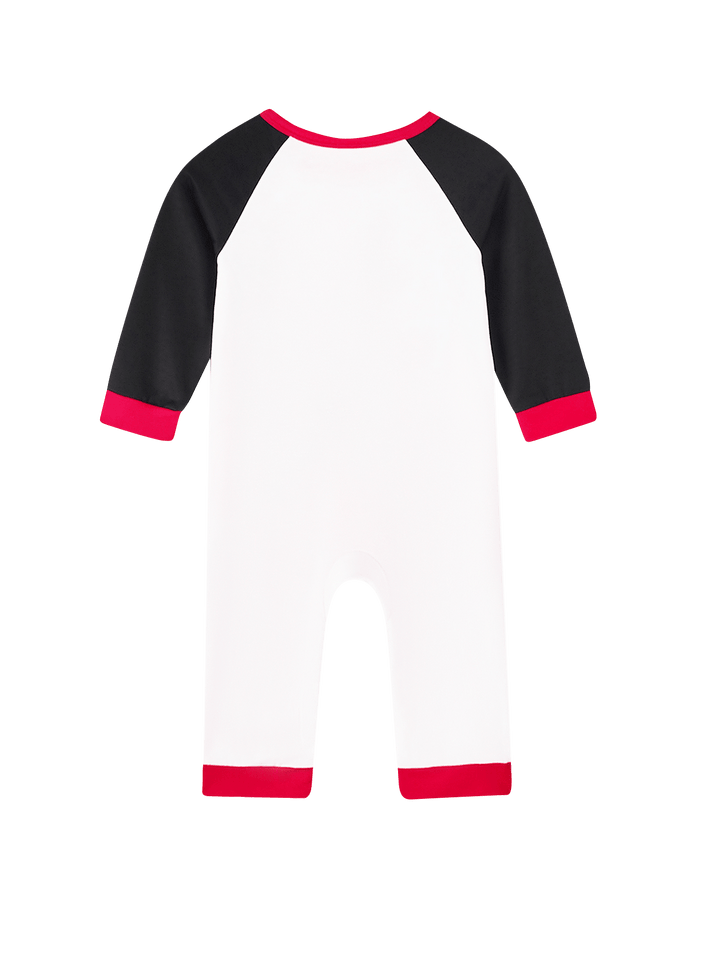 Reindeer Family Print Long - Sleeve Baby One - Piece - MOSSRIVER