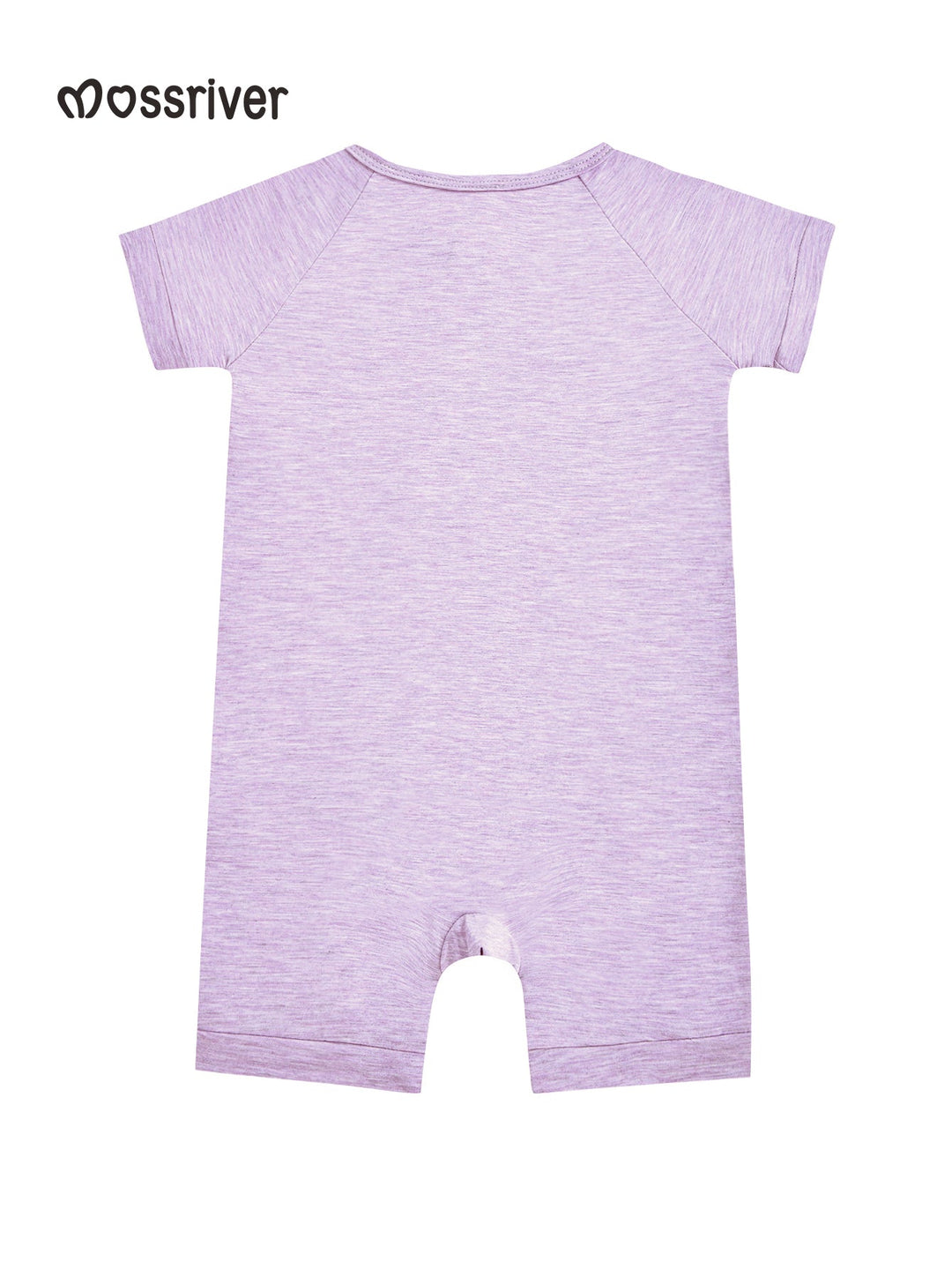 Short Sleeve One Piece Candy Macaron Lilac - MOSSRIVER