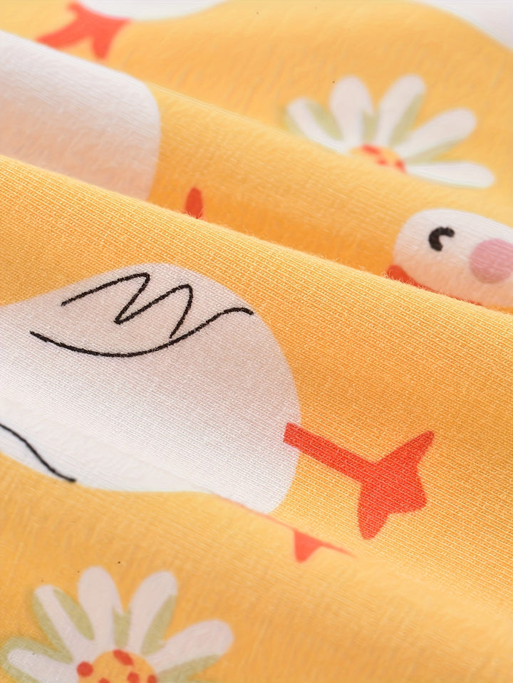 Short Sleeve One Piece Little Swan - MOSSRIVER