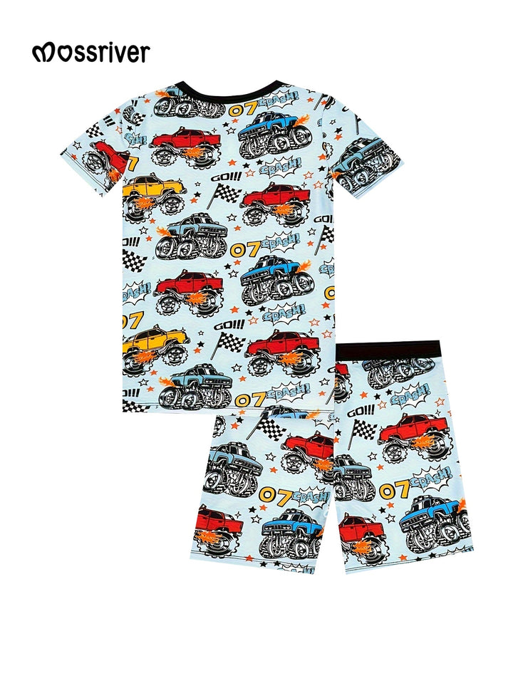 Short - Sleeve Two - Piece Racing Cars - MOSSRIVER