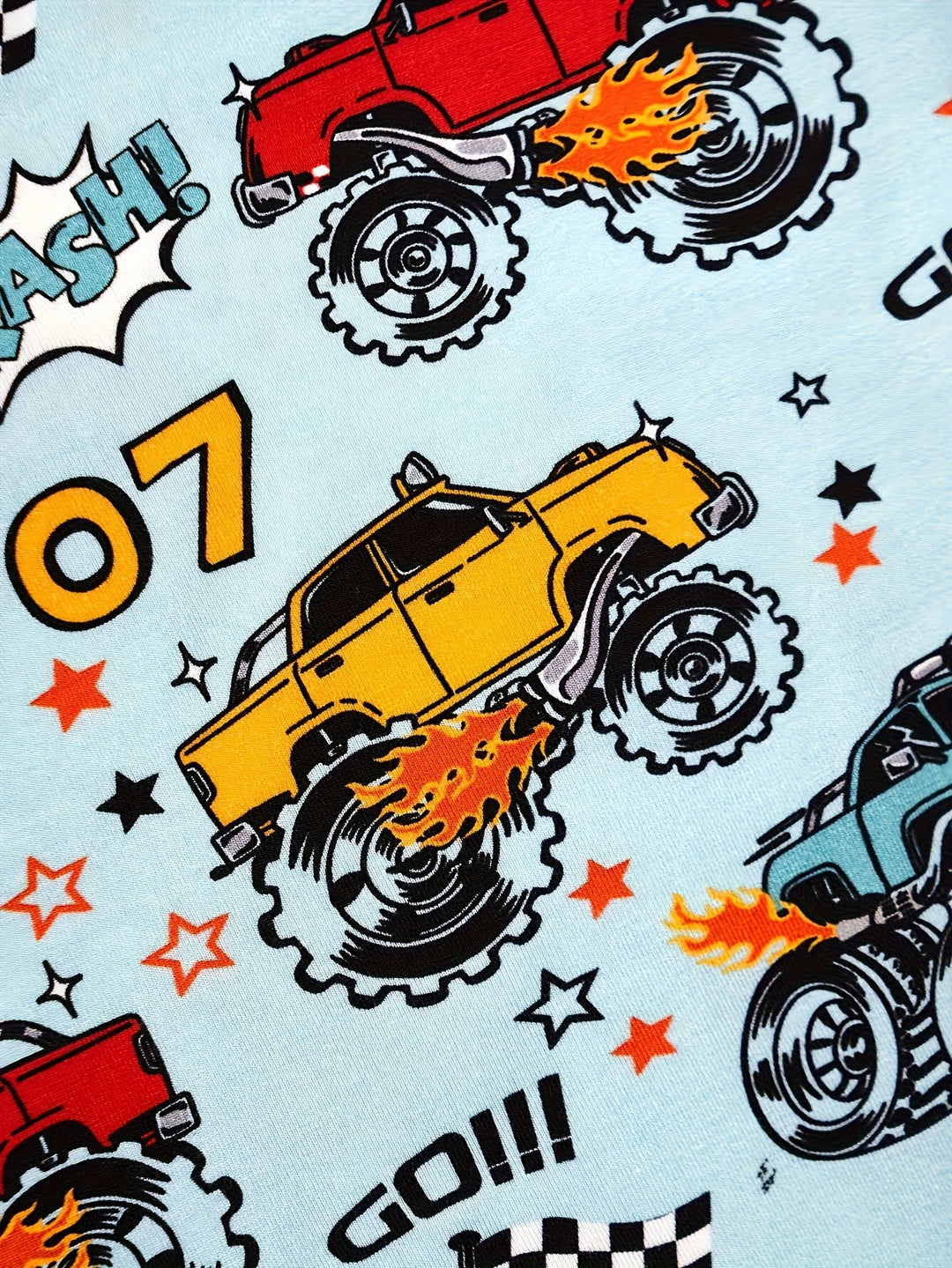 Short - Sleeve Two - Piece Racing Cars - MOSSRIVER