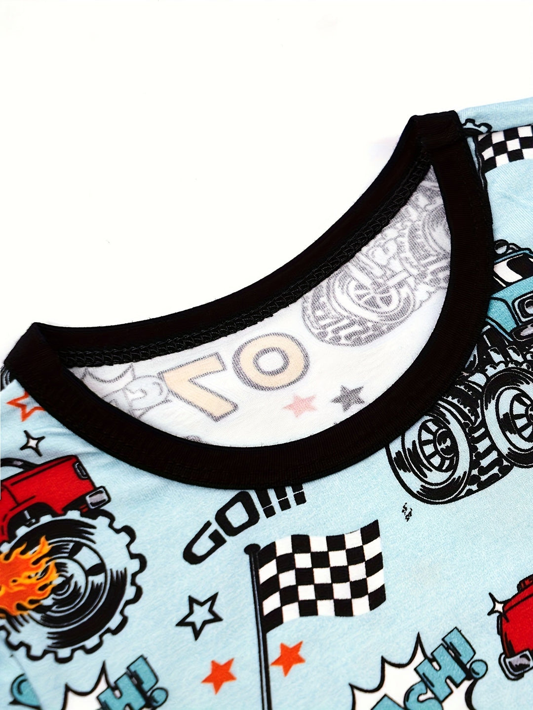 Short - Sleeve Two - Piece Racing Cars - MOSSRIVER