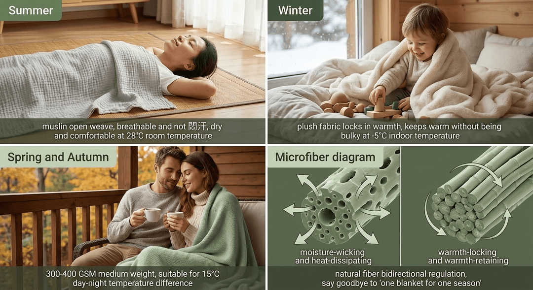 Bamboo Blanket for All Seasons: The Truth Behind Cooling Claims - MOSSRIVER