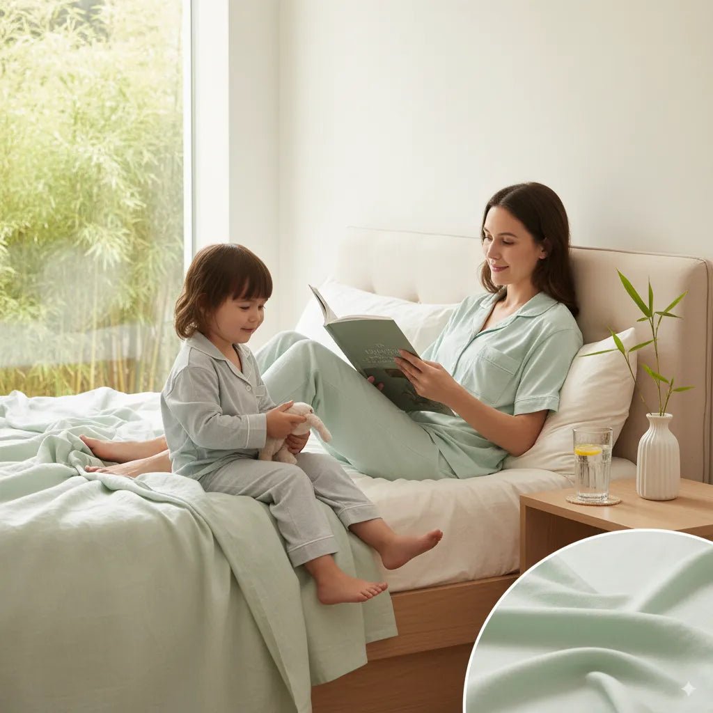 Breathable Bamboo Pajamas for Night Sweats and Better Sleep - MOSSRIVER
