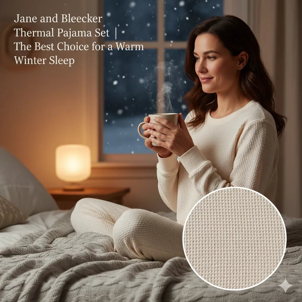 Cozy Up in Style: Why the Jane and Bleecker Thermal Pajama Set Is a Must-Have - MOSSRIVER