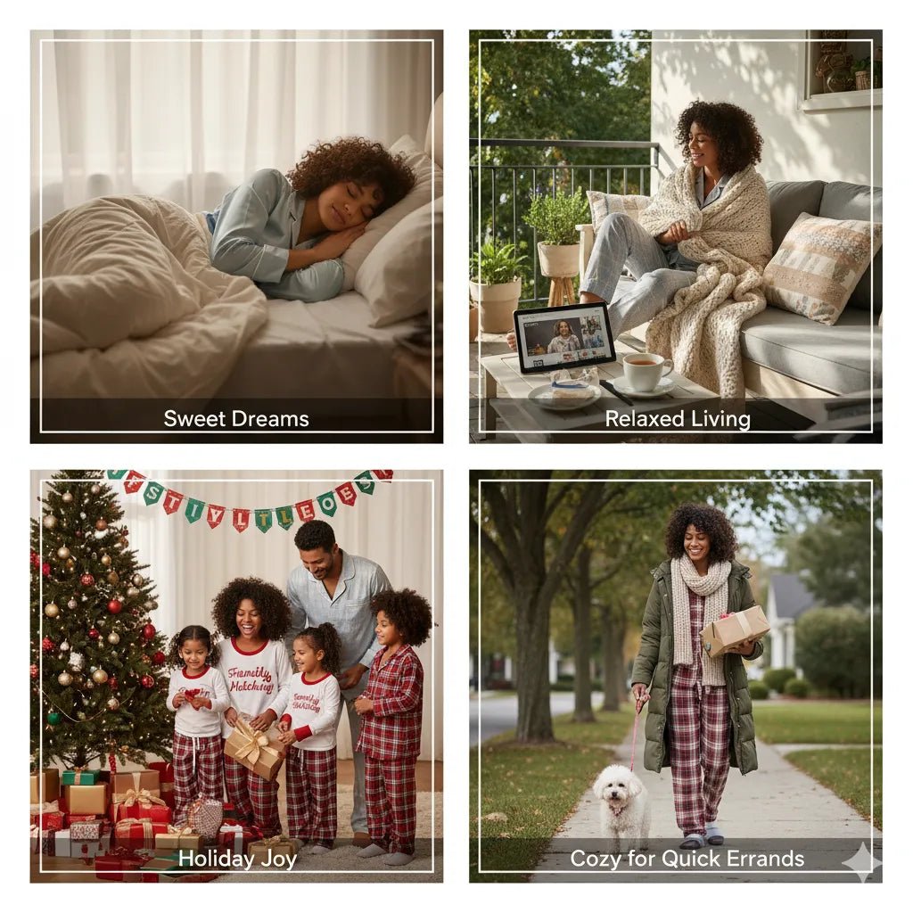 Cozy Up This Winter: Why the Ambrielle Thermal Pajama Set Plus Is a Must-Have - MOSSRIVER