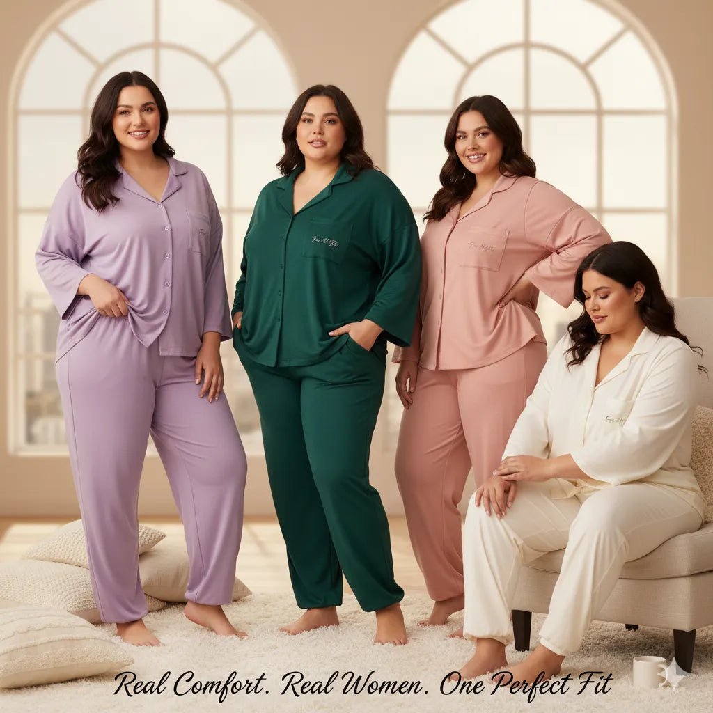 Cozy Up: Why the Ambrielle Thermal Pajama Shorts Set Plus Is a Must-Have - MOSSRIVER