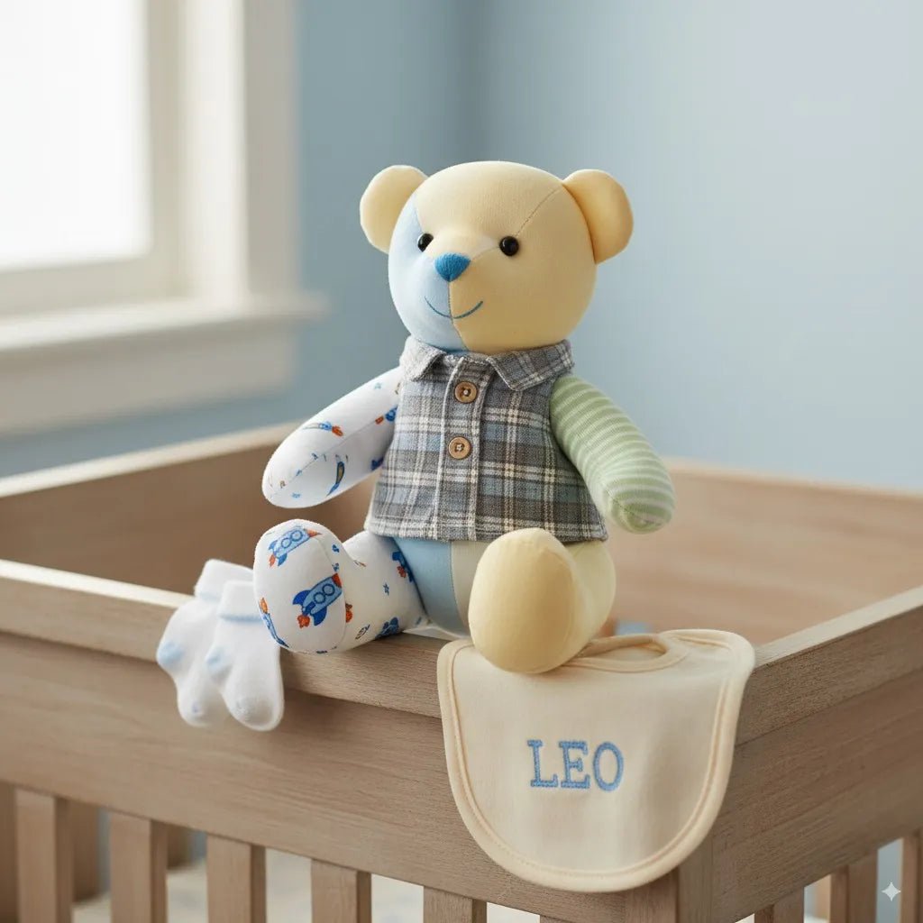 Create a Cherished Memory Bear from Baby Clothes in 5 Steps - MOSSRIVER