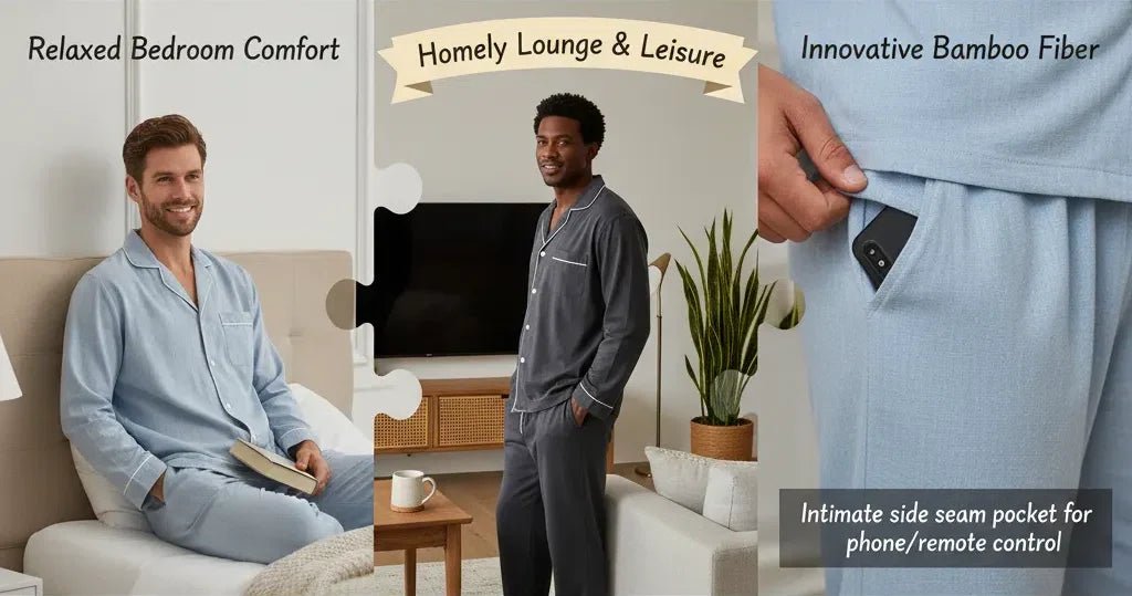 Discover the Best Bamboo Pajamas for Men with Pockets - MOSSRIVER