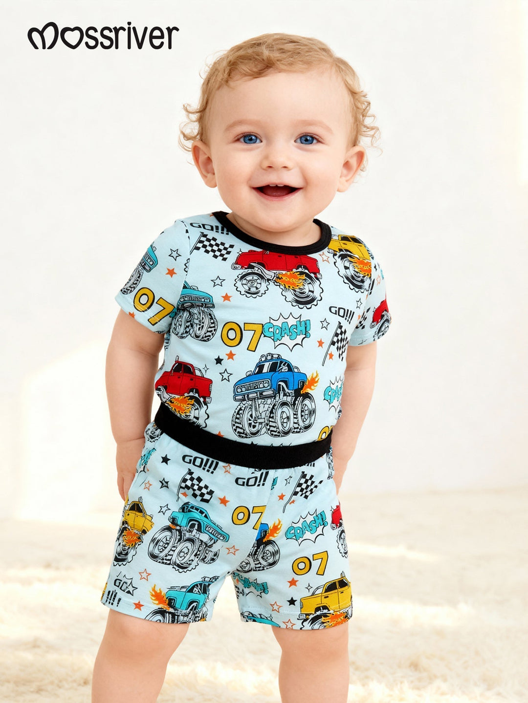 Kids Short Sleeve Pajama Set Summer: MOSSRIVER's Coolest Comfort - MOSSRIVER