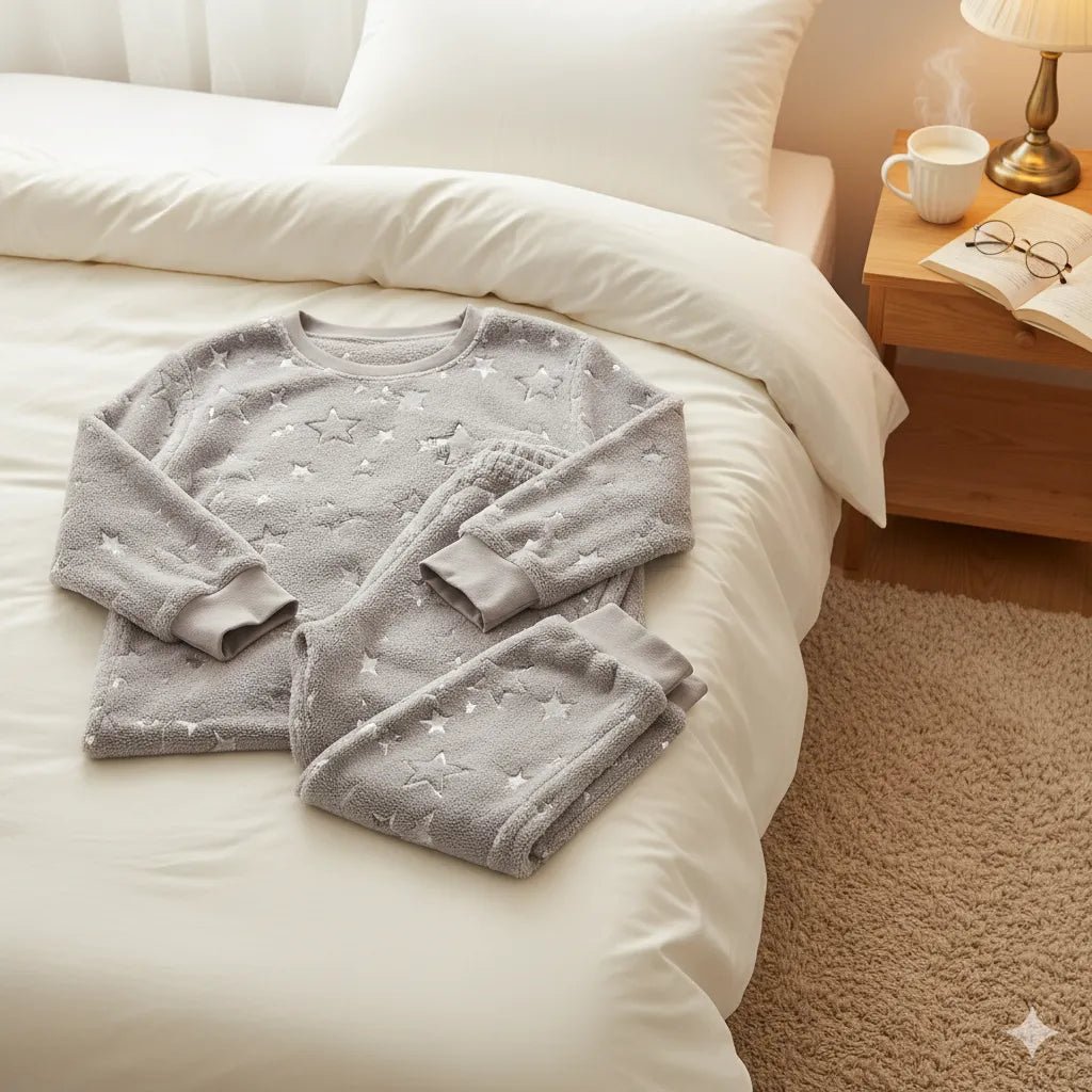 Discover the Cozy Magic of Target Stars Above Thermal Pajama Set - MOSSRIVER