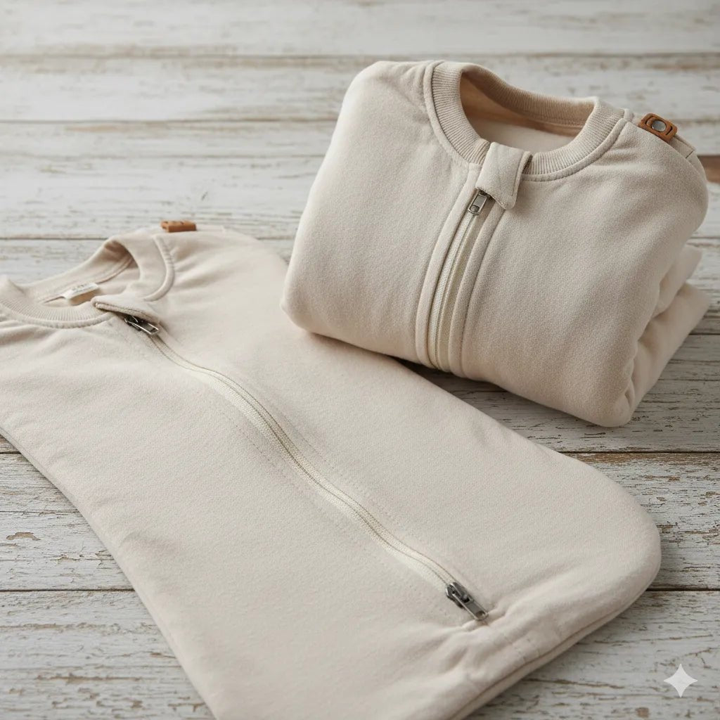 Discover the Magic of Bamboo Beige Swaddle Sleep Sacks for Better Sleep - MOSSRIVER