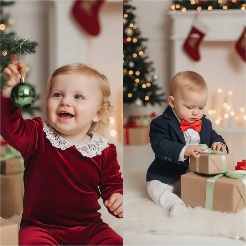 Top Baby Christmas Photo Outfit Ideas to Capture Magical Moments - MOSSRIVER