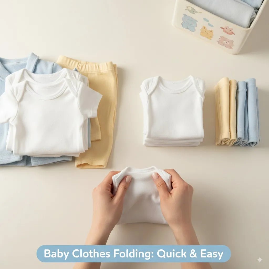 Easy Steps to Fold Baby Clothes Neatly & Quickly - MOSSRIVER