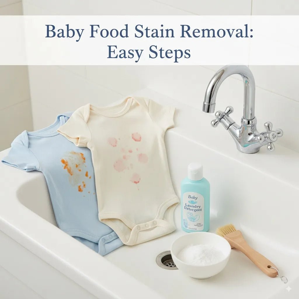 Easy Ways to Get Food Stains Out of Baby Clothes Fast - MOSSRIVER